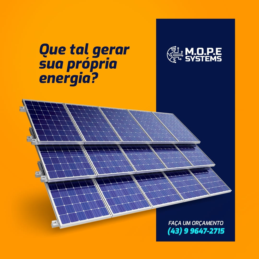 Energia fotovoltaica rural, residencial e comercial